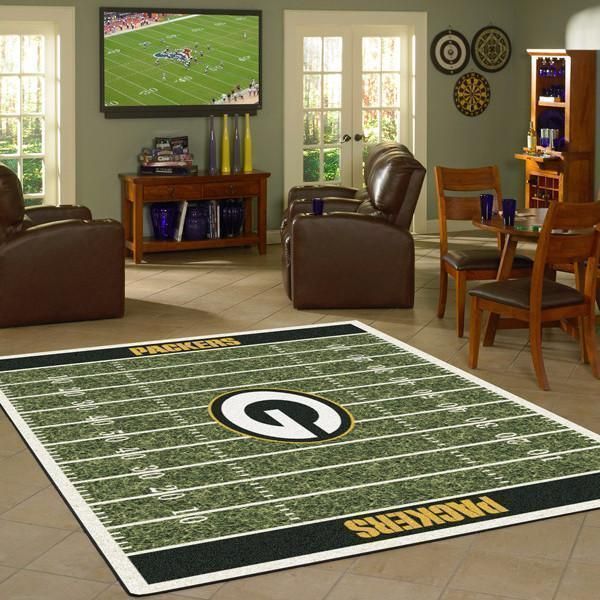 Amazon Green Bay Packers Living Room Area Rug