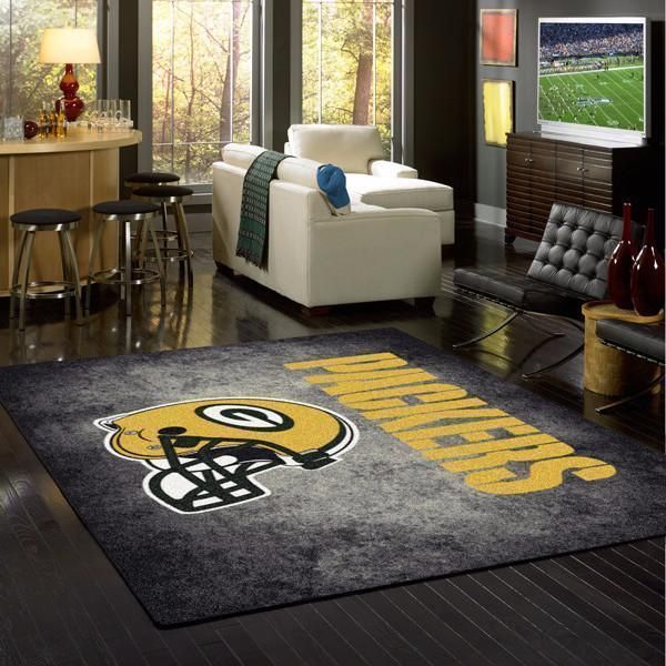 Amazon Green Bay Packers Living Room Area Rug