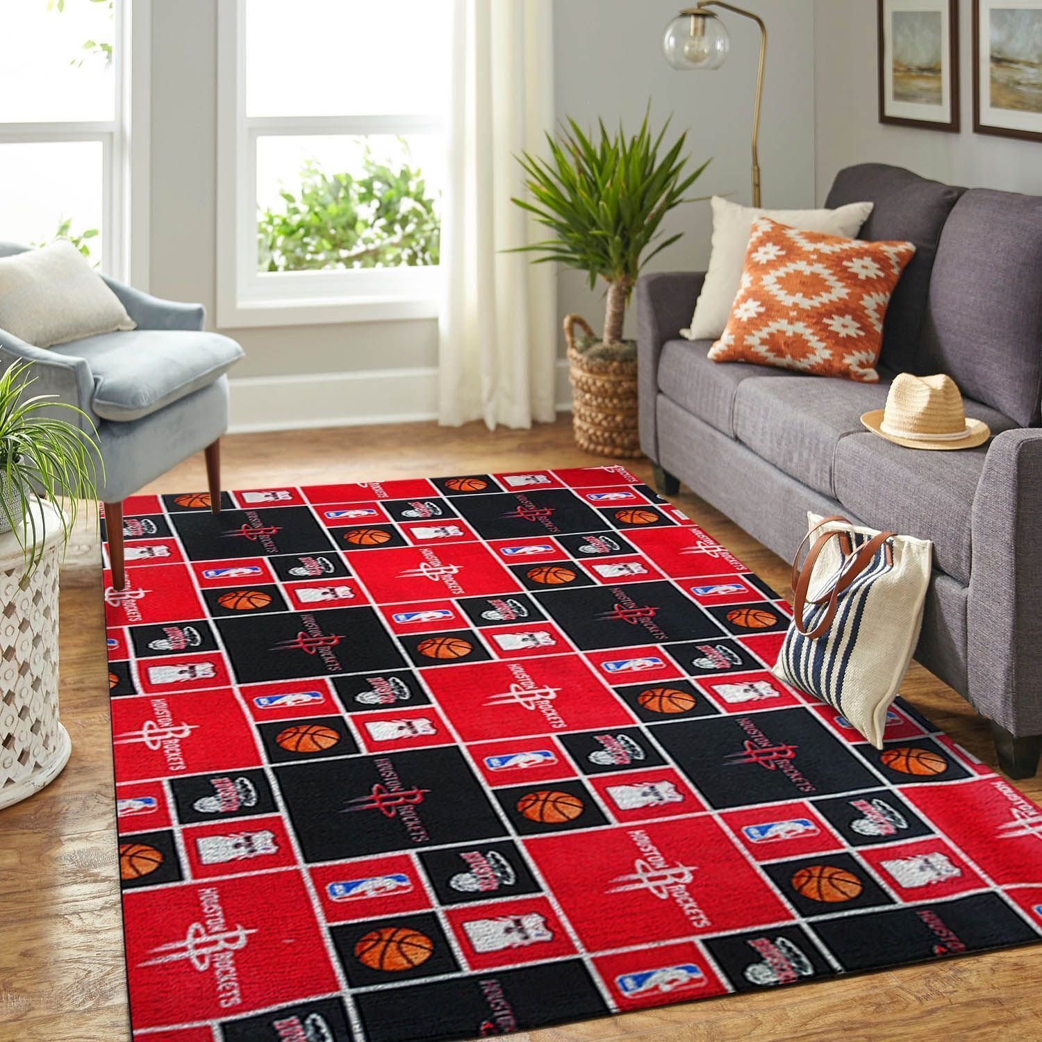 Amazon Houston Rockets Living Room Area Rug