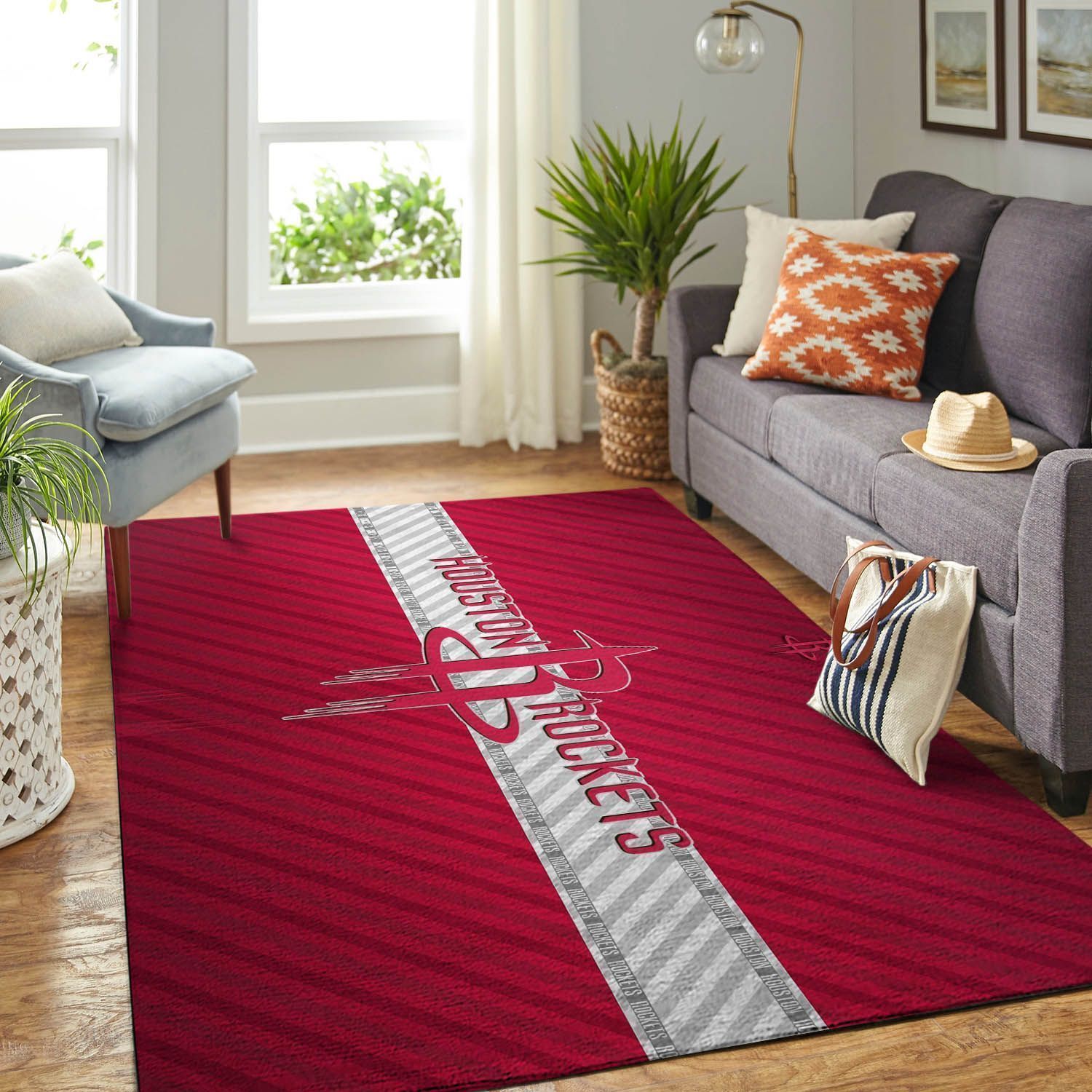 Amazon Houston Rockets Living Room Area Rug