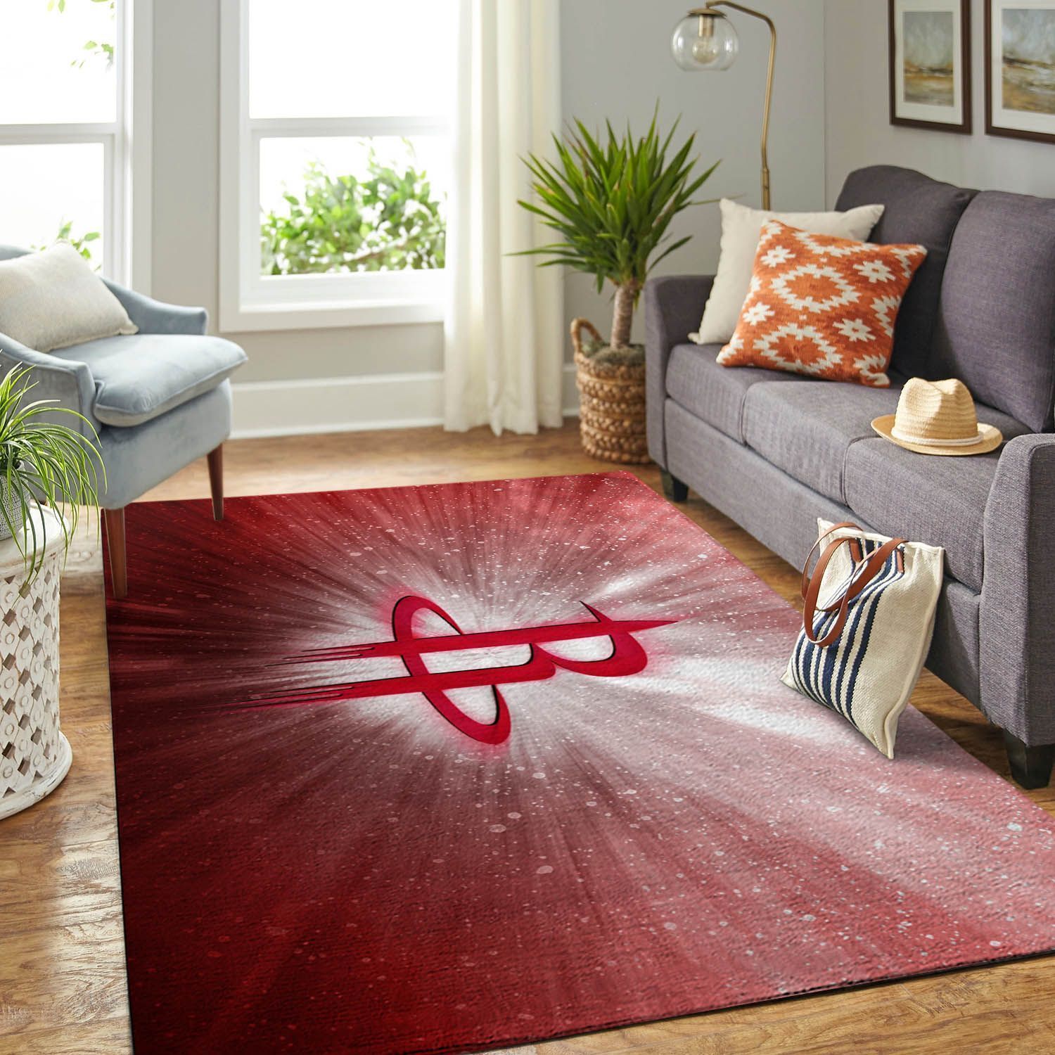 Amazon Houston Rockets Living Room Area Rug