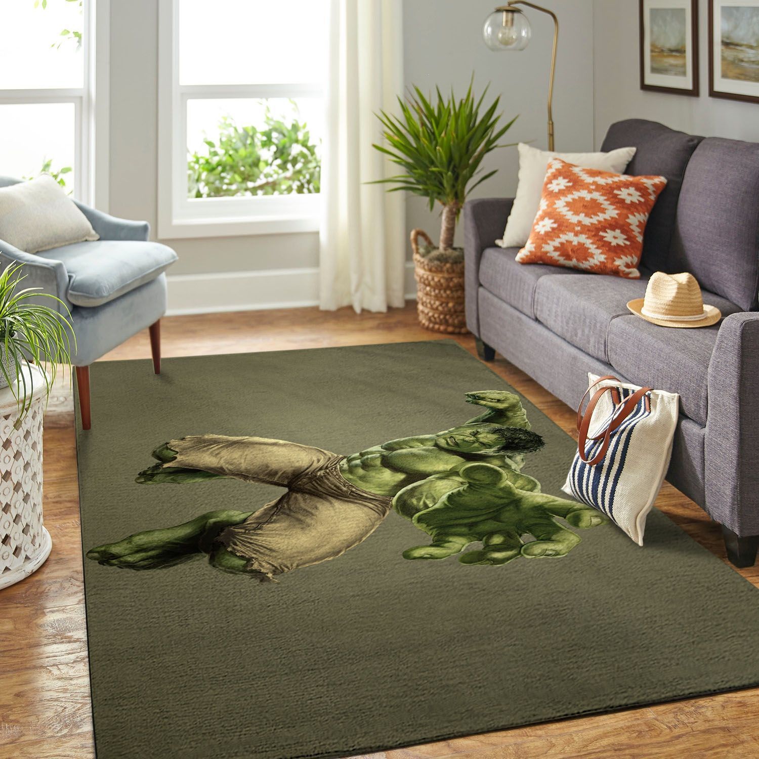 Amazon Hulk Living Room Area Rug
