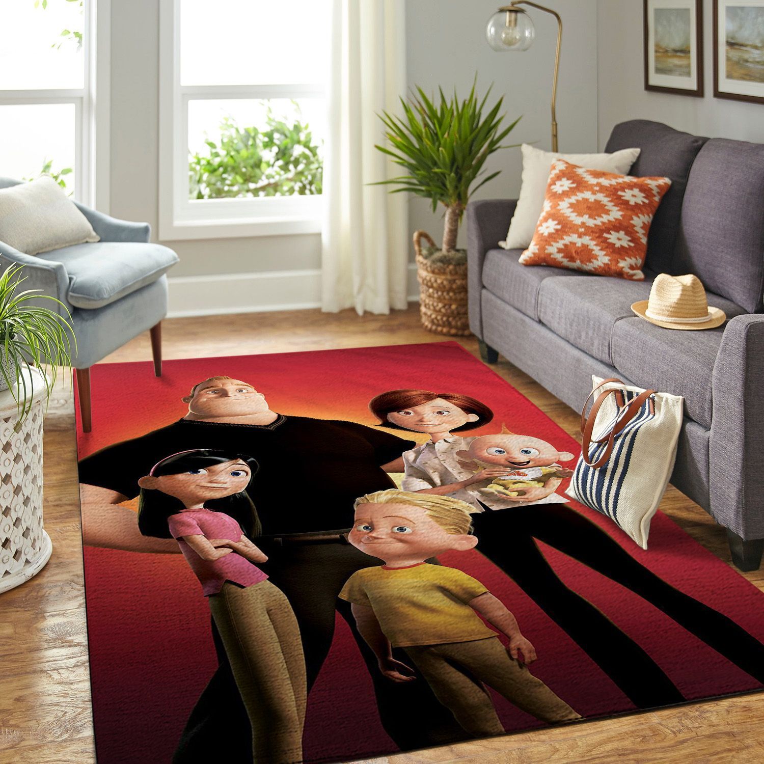 Amazon Incredibles Disney Movie Living Room Area Rug