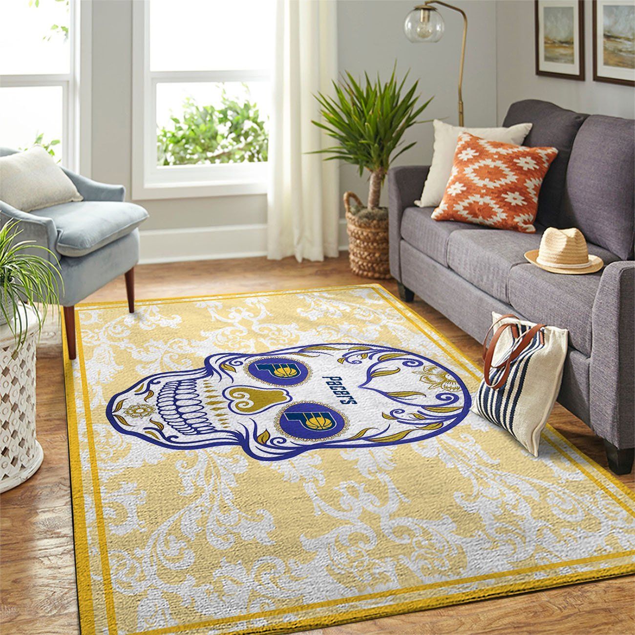 Amazon Indiana Pacers Living Room Area Rug