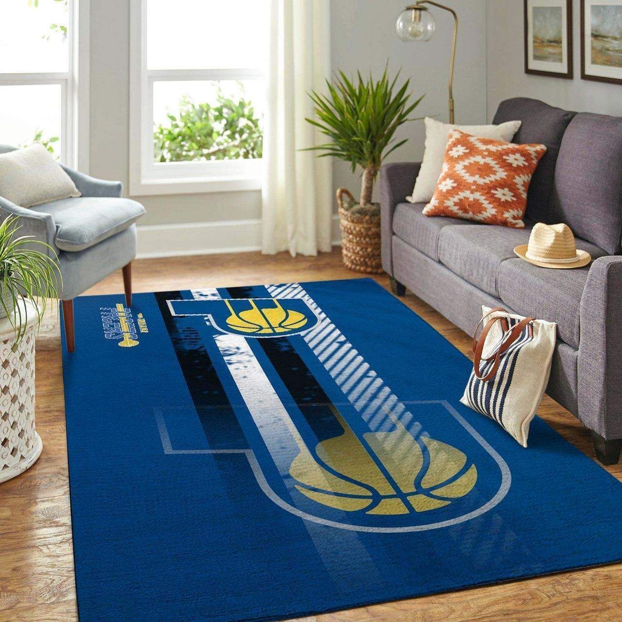 Amazon Indiana Pacers Living Room Area Rug