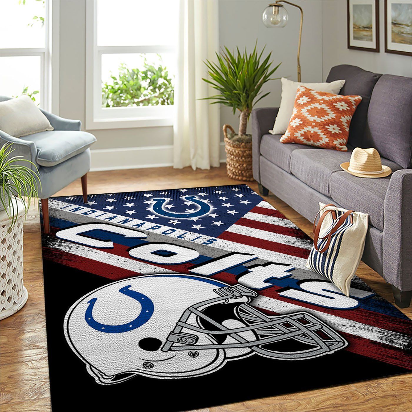 Amazon Indianapolis Colts Living Room Area Rug