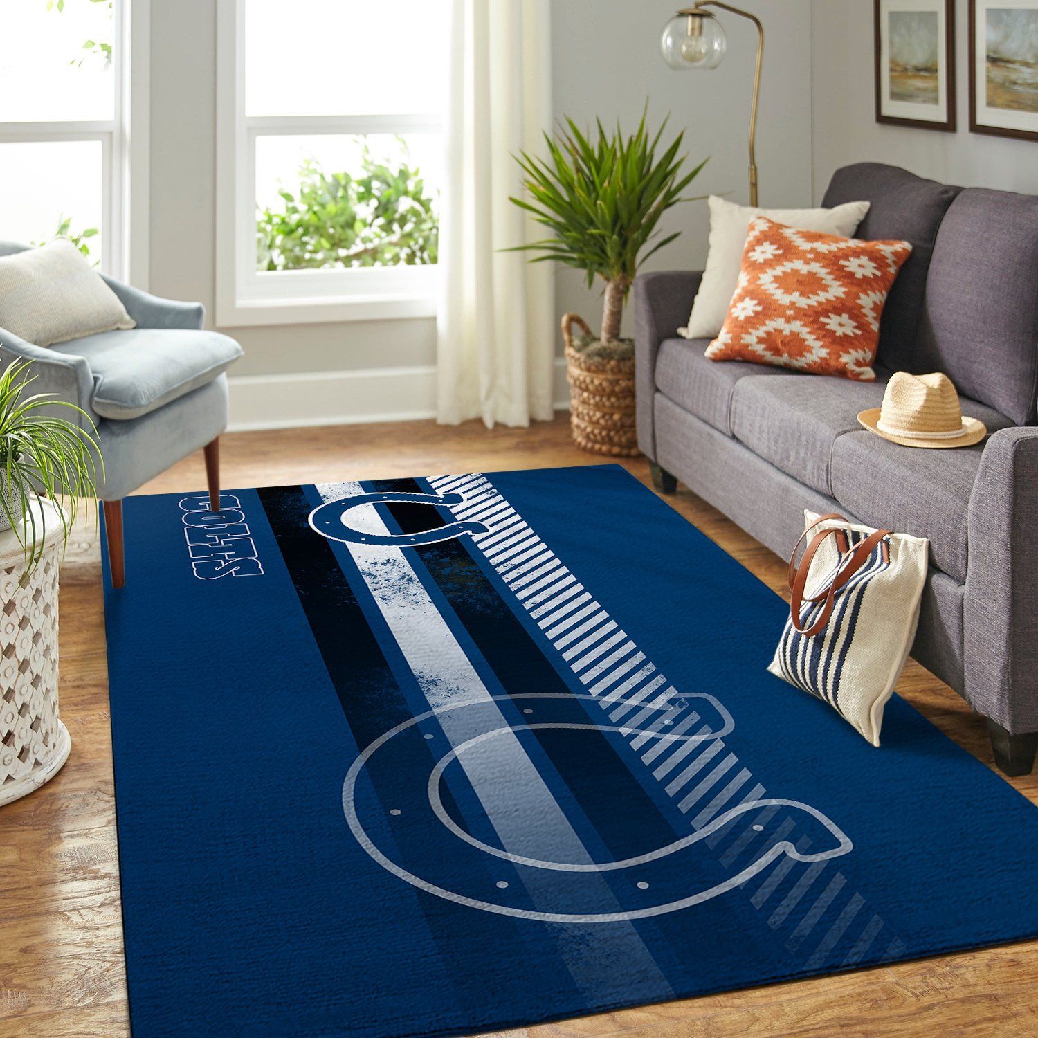 Amazon Indianapolis Colts Living Room Area Rug