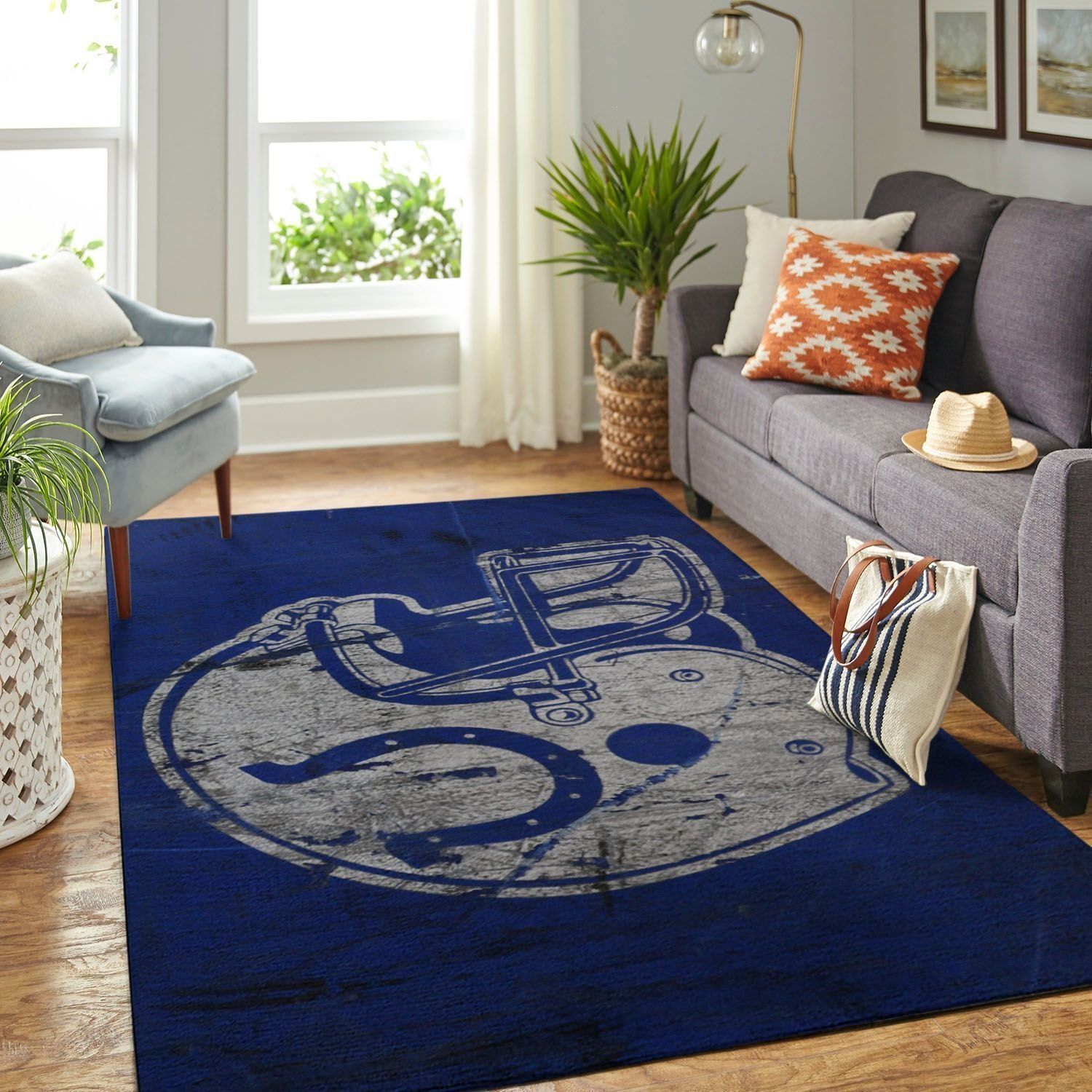 Amazon Indianapolis Colts Living Room Area Rug