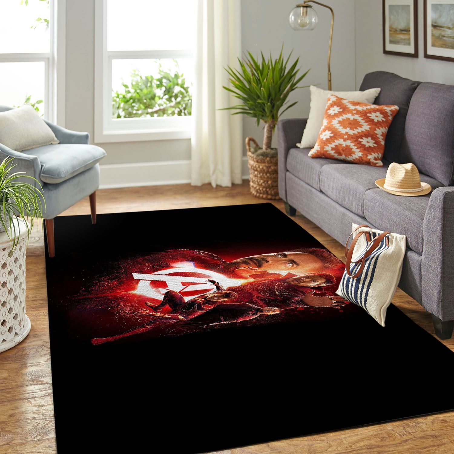 Amazon Iron Man Living Room Area Rug