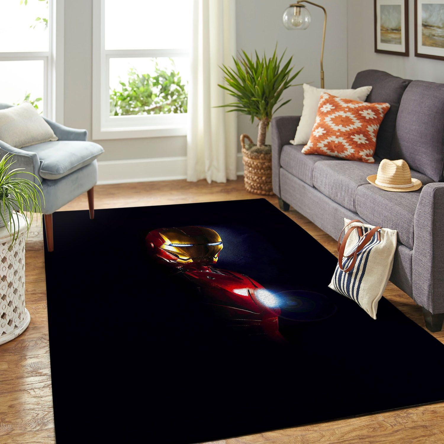 Amazon Ironman Living Room Area Rug