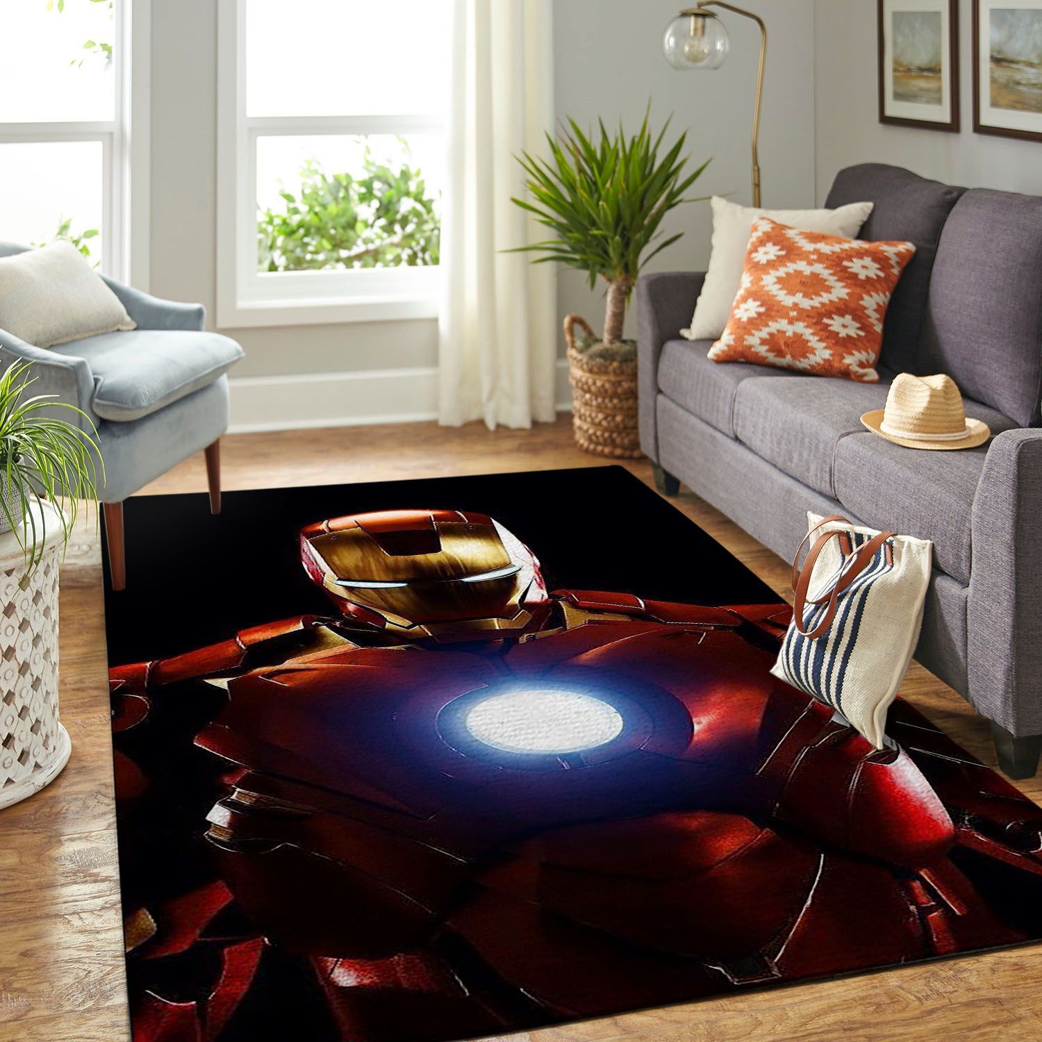Amazon Ironman Living Room Area Rug