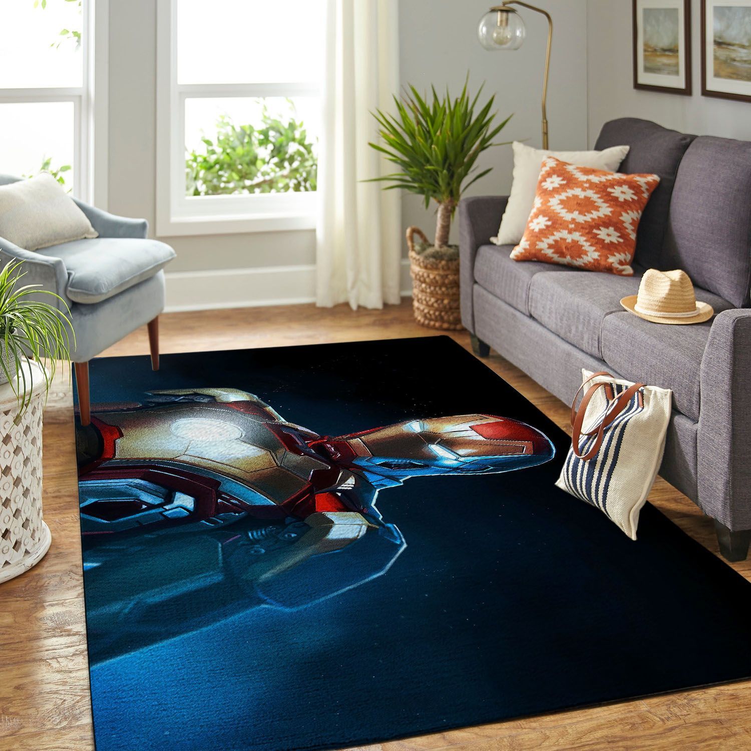 Amazon Ironman Living Room Area Rug