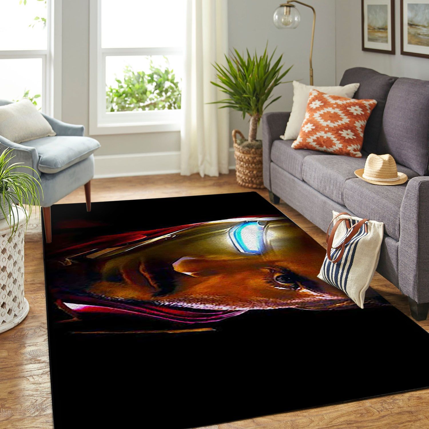 Amazon Ironman Living Room Area Rug