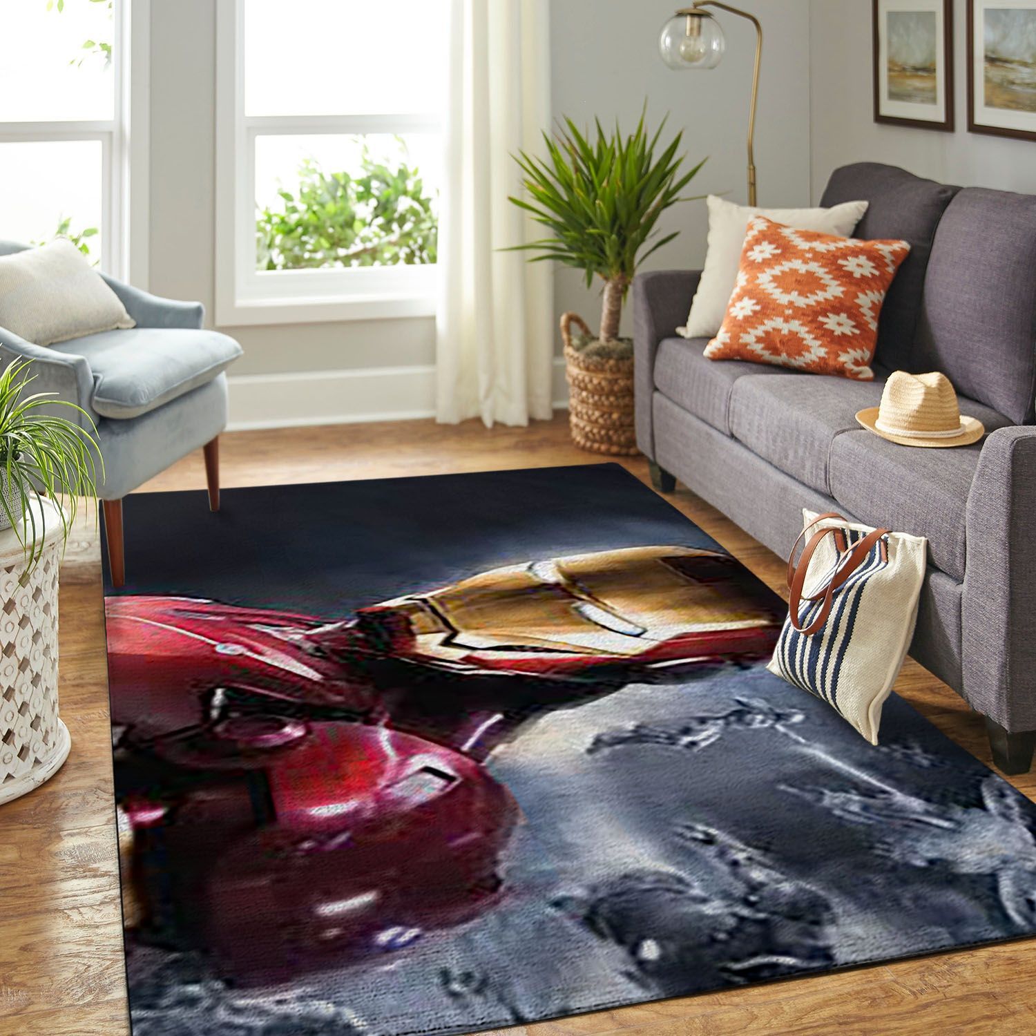 Amazon Ironman Living Room Area Rug