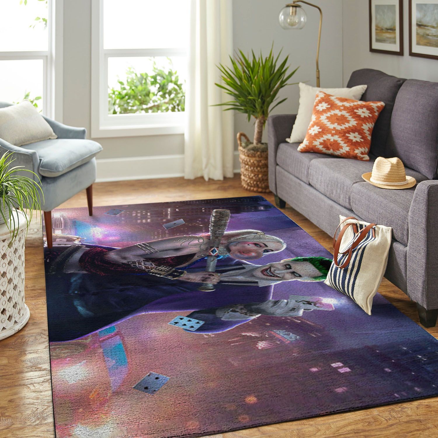Amazon Joker And Harley Quinn Living Room Area Rug 3 Amazon Joker And Harley Quinn Living Room Area Rug