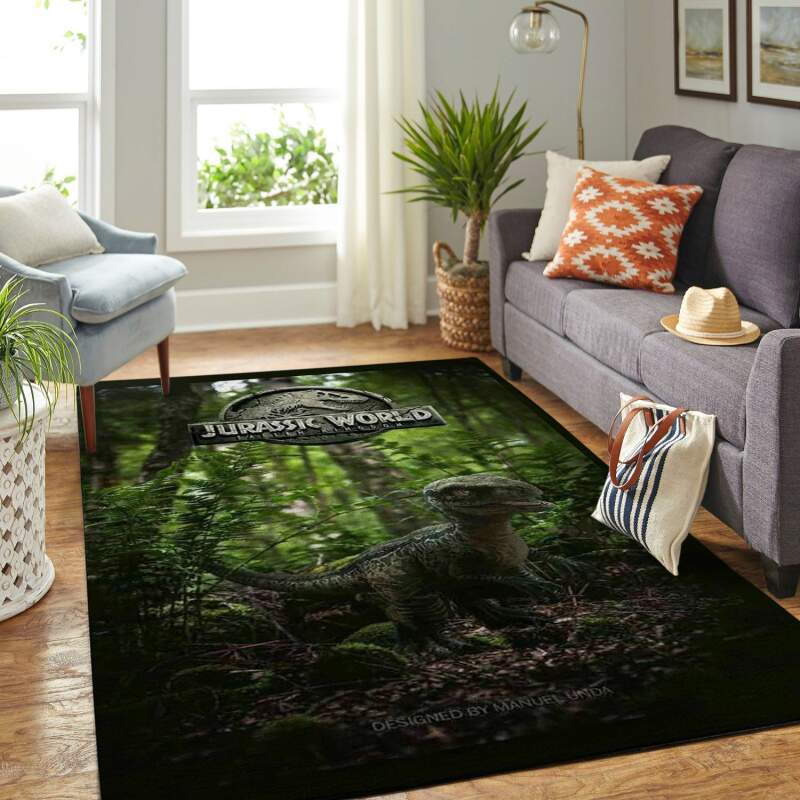 Amazon Jurassic World Movie-ancient Dinosaur Living Room Area Rug