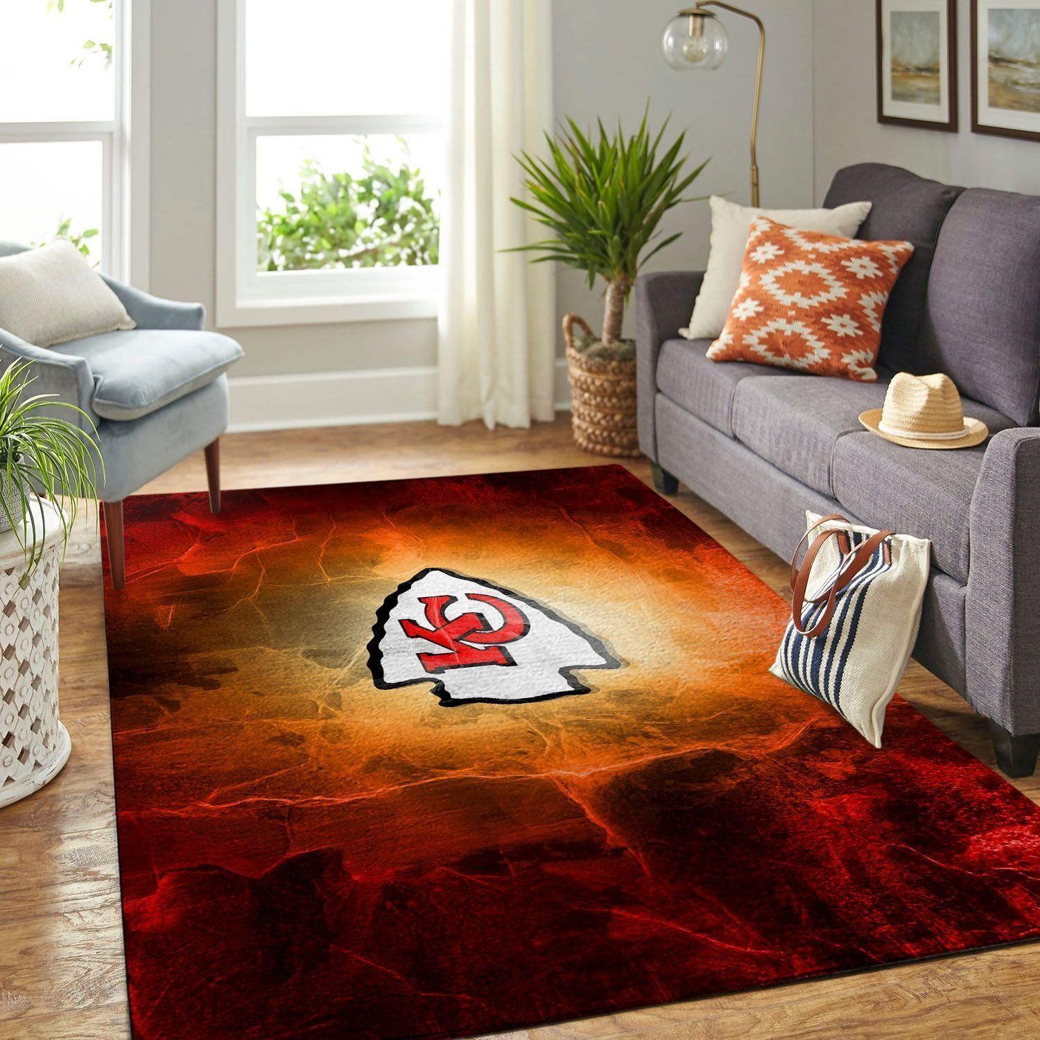 Amazon Kansas City Chiefs Living Room Area Rug