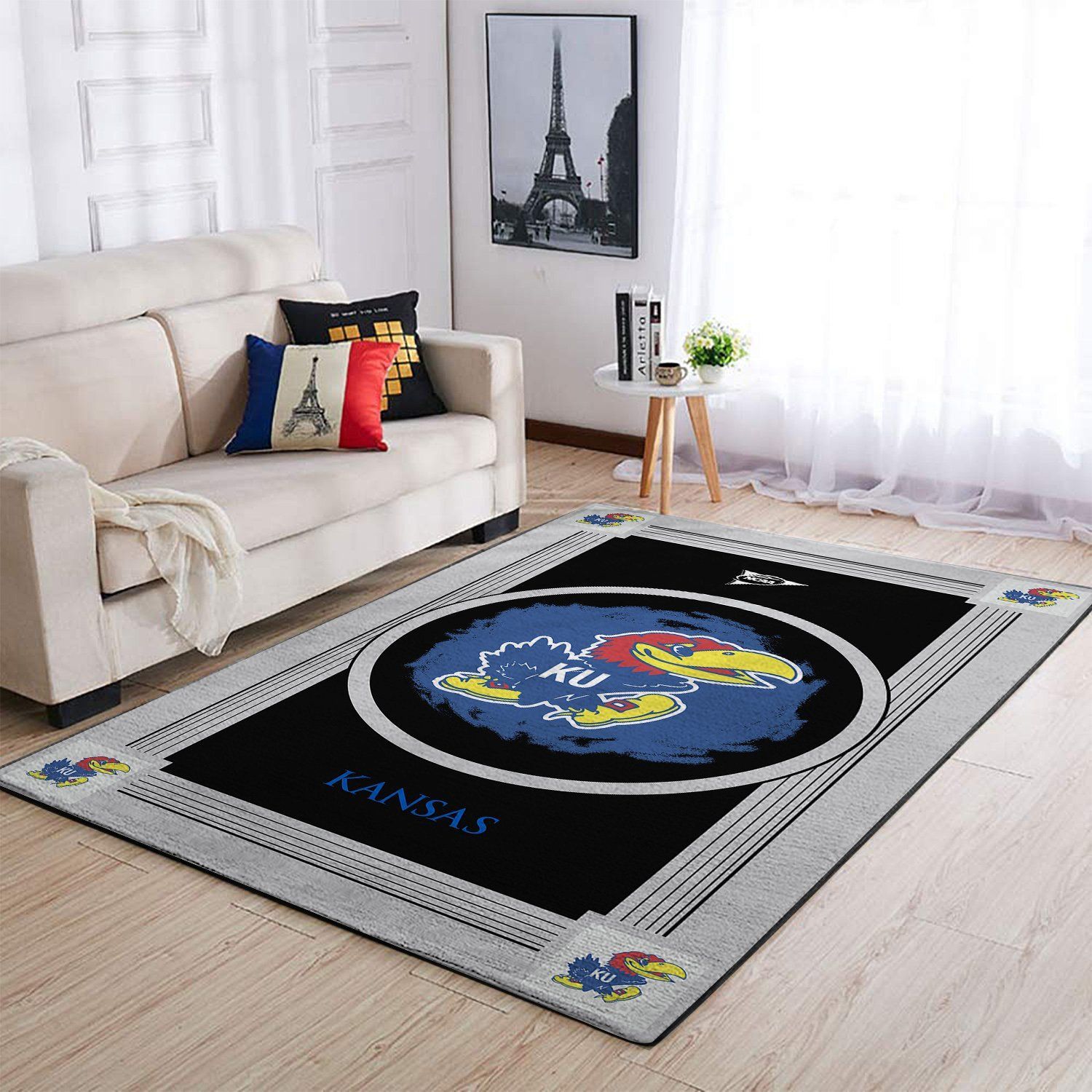 Amazon Kansas Jayhawks Living Room Area Rug