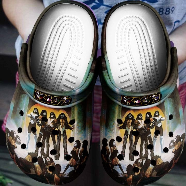 Amazon Kiss Rock Band Crocs Clog Shoes 1 Amazon Kiss Rock Band Crocs Clog Shoes
