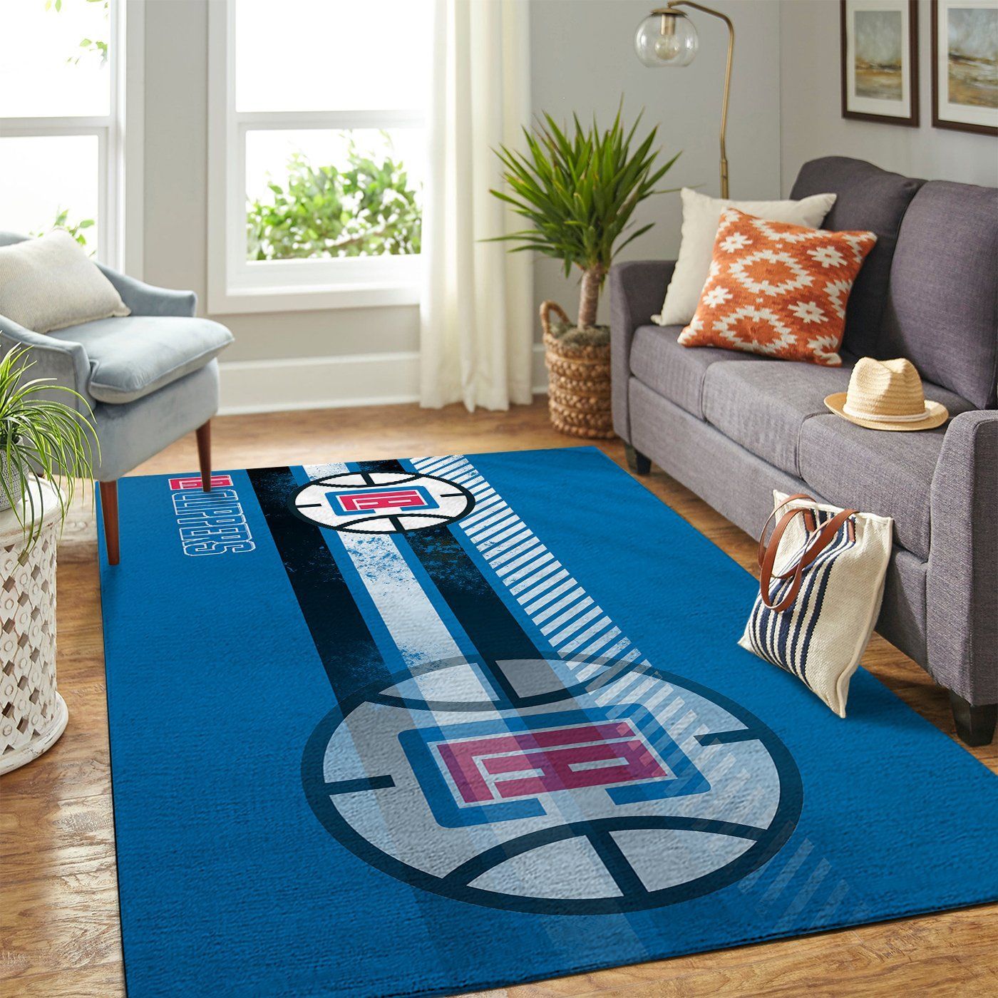 Amazon La Clippers Living Room Area Rug