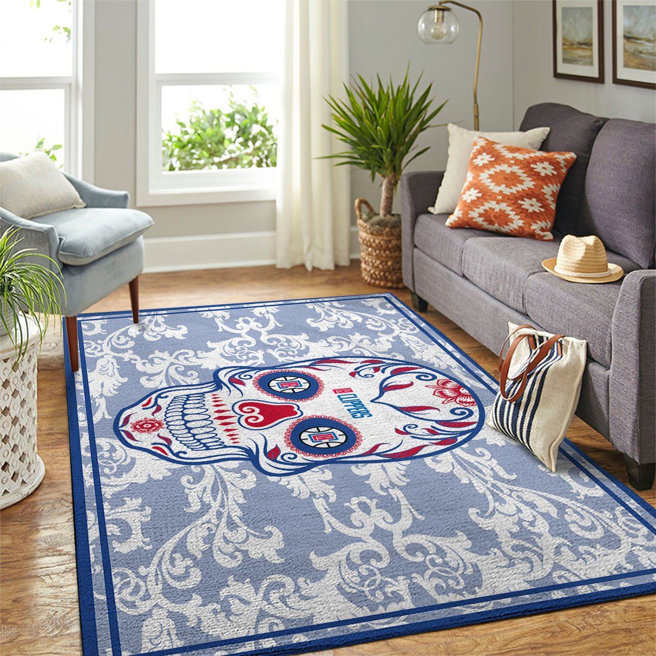 Amazon La Clippers Living Room Area Rug