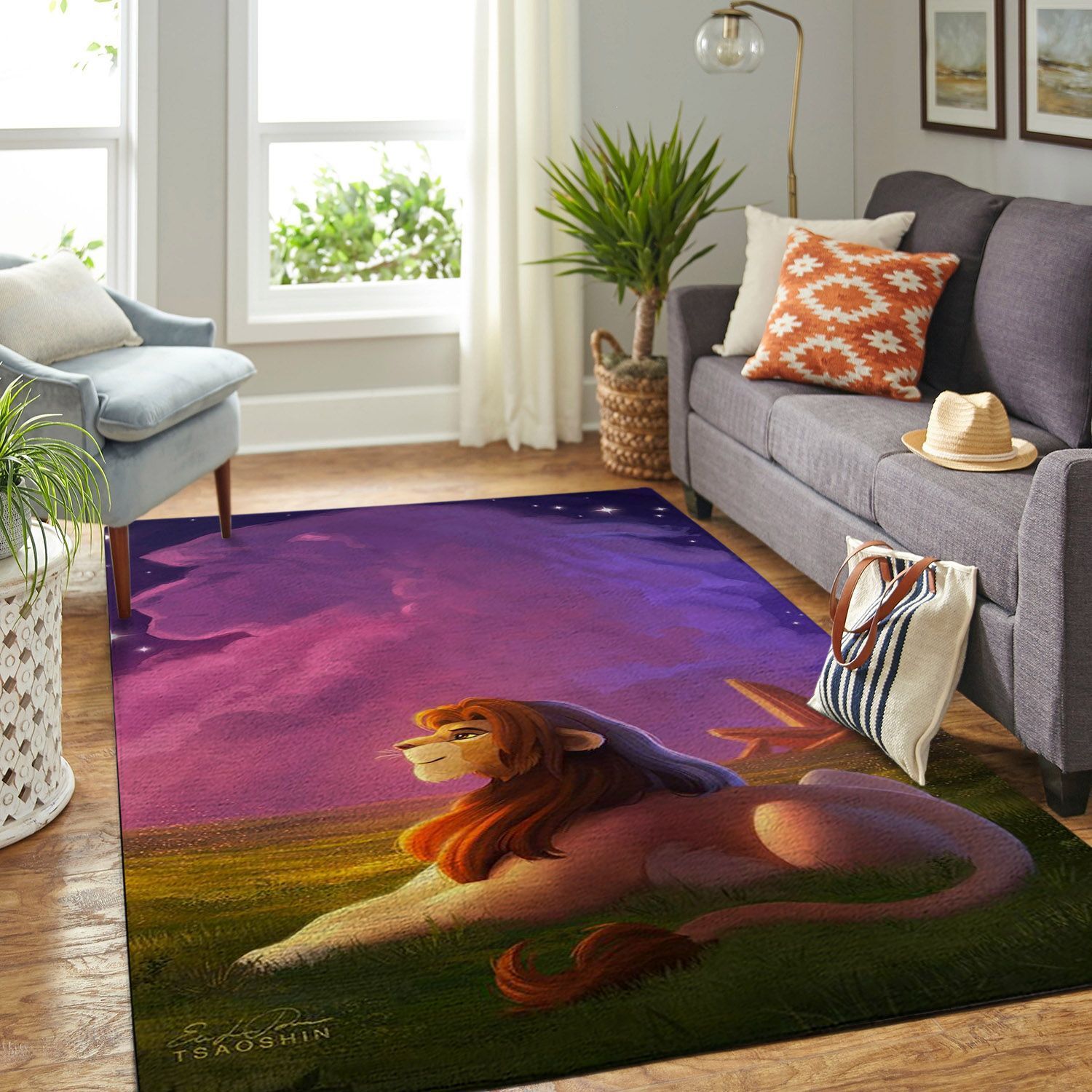 Amazon Lion King Live-action Living Room Area Rug