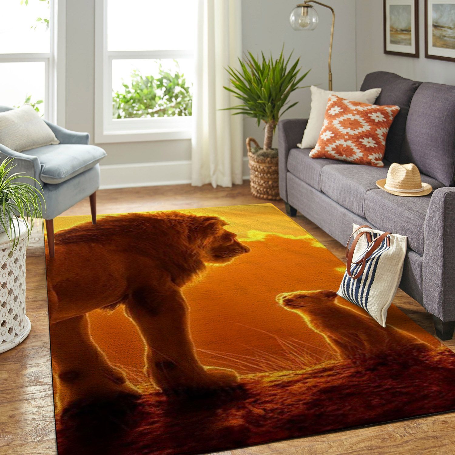 Amazon Lion King Live-action Living Room Area Rug