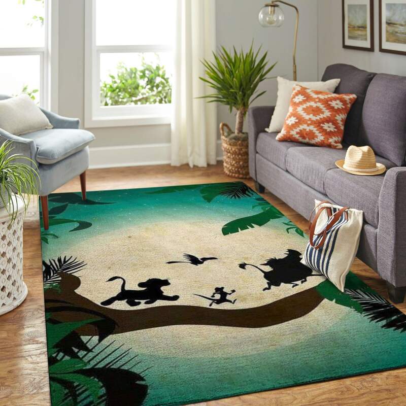 Amazon Lion King Silhouette Living Room Area Rug