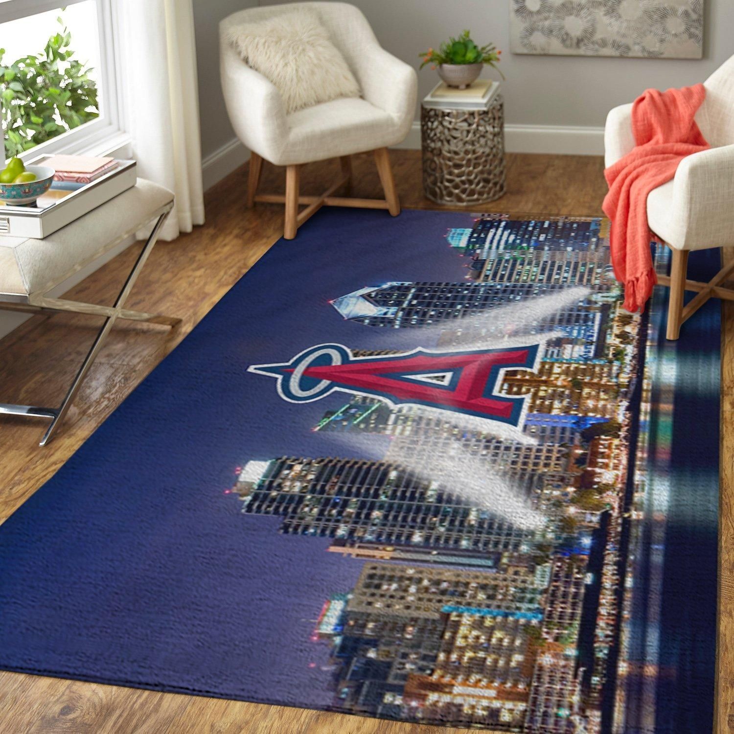Amazon Los Angeles Angels Living Room Area Rug