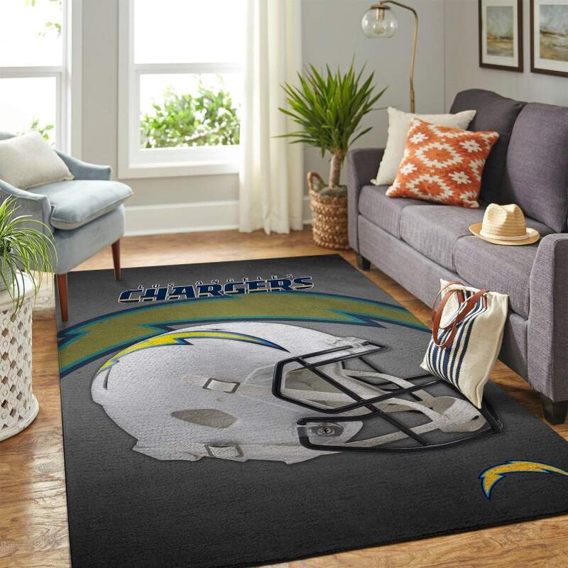 Amazon Los Angeles Chargers Living Room Area Rug