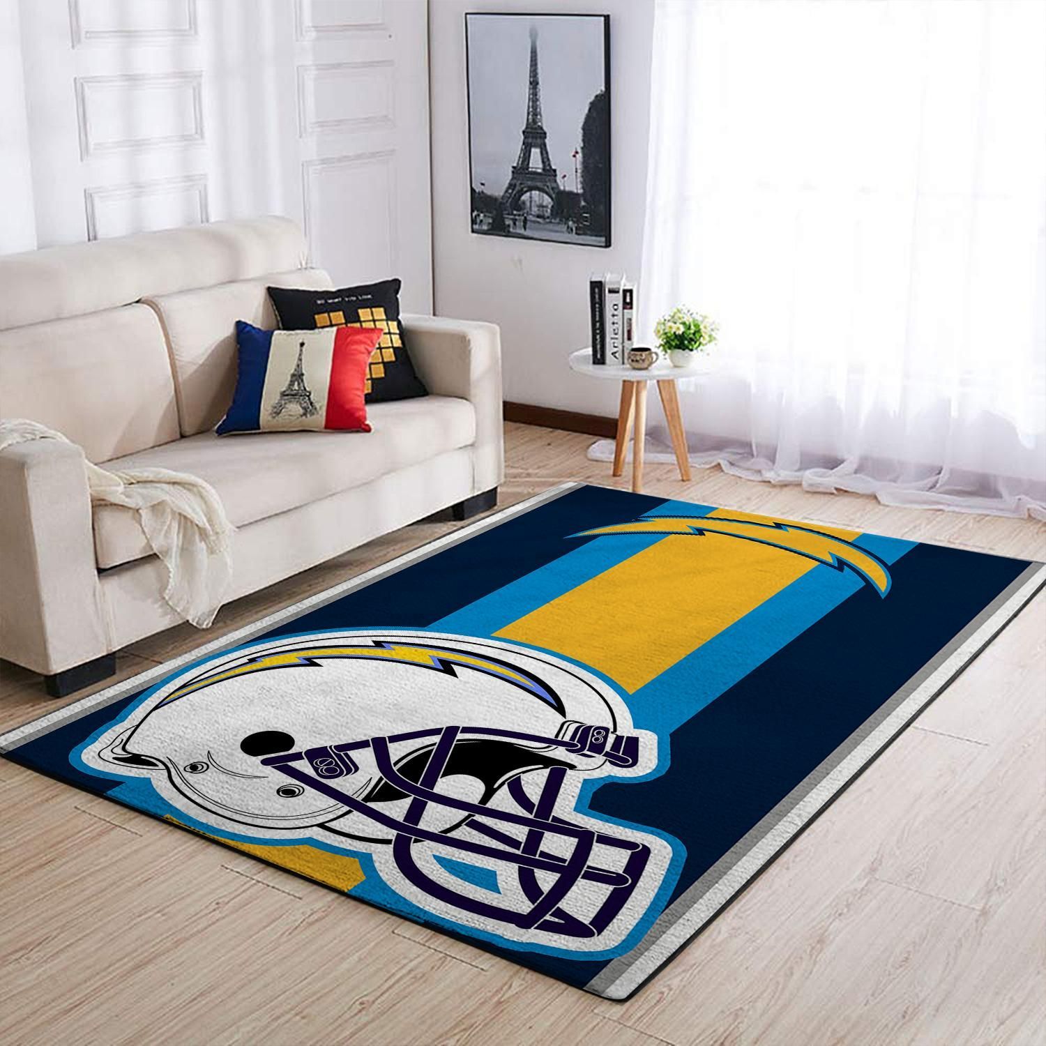 Amazon Los Angeles Chargers Living Room Area Rug 5 Amazon Los Angeles Chargers Living Room Area Rug
