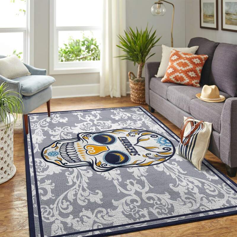 Amazon Los Angeles Chargers Living Room Area Rug