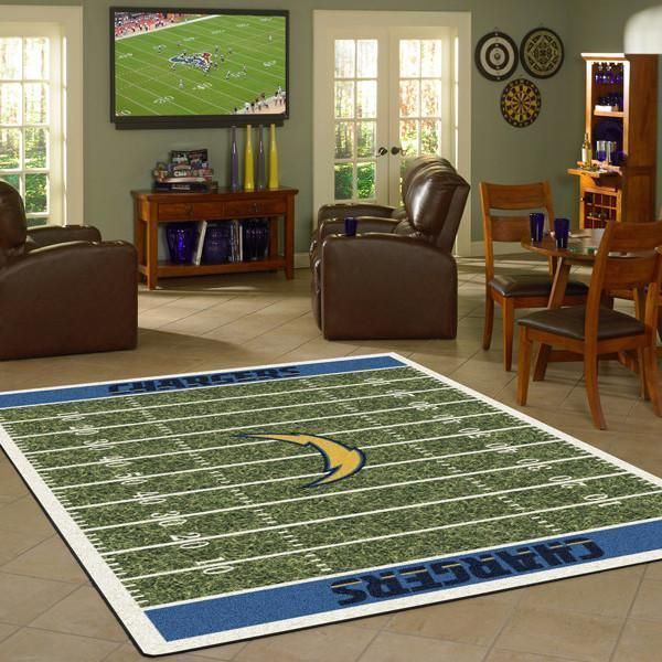 Amazon Los Angeles Chargers Living Room Area Rug 1 Amazon Los Angeles Chargers Living Room Area Rug