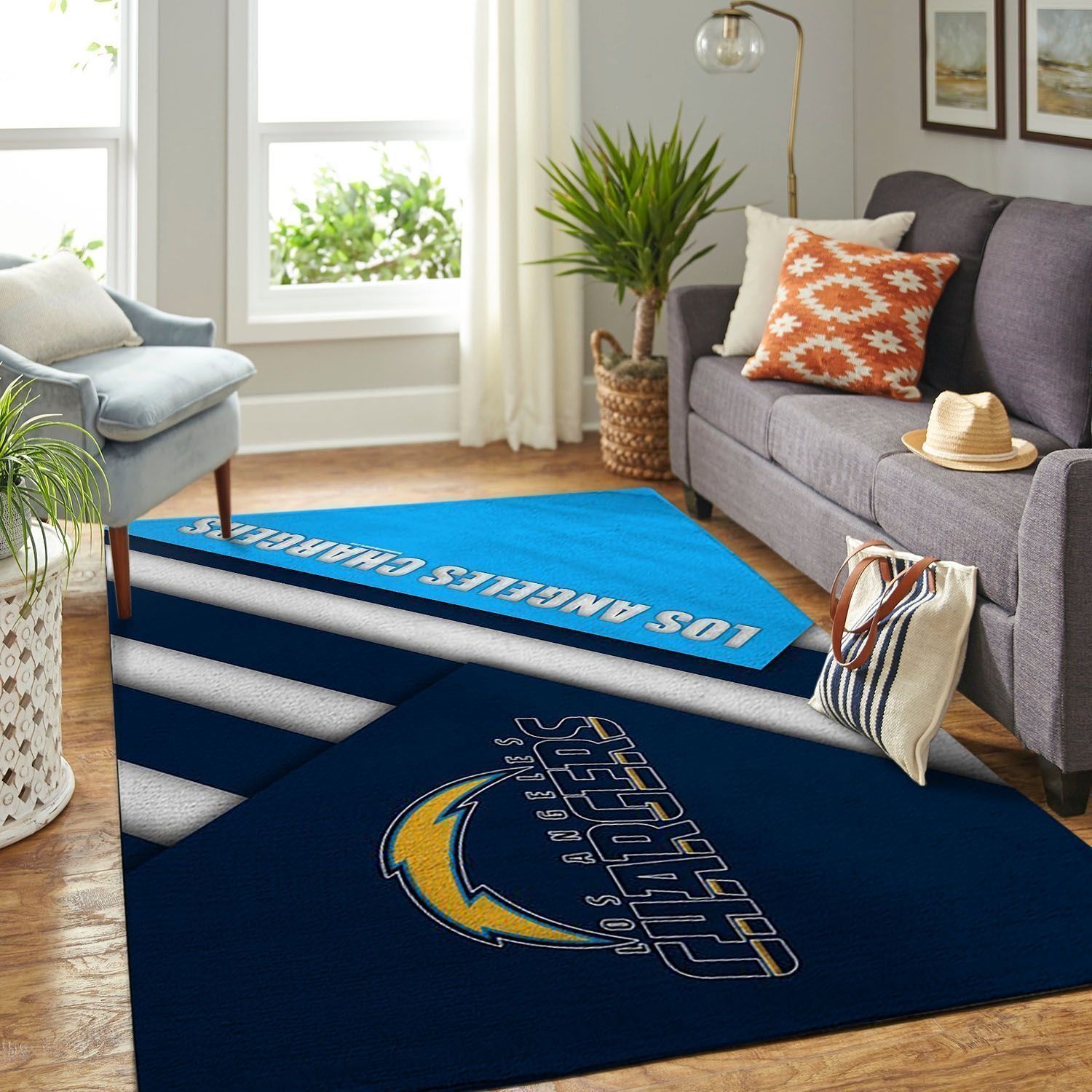 Amazon Los Angeles Chargers Living Room Area Rug 5 Amazon Los Angeles Chargers Living Room Area Rug