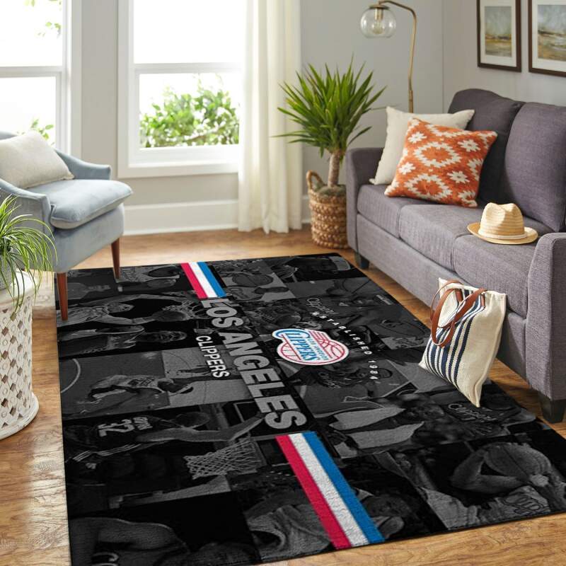 Amazon Los Angeles Clippers Living Room Area Rug 4 Amazon Los Angeles Clippers Living Room Area Rug