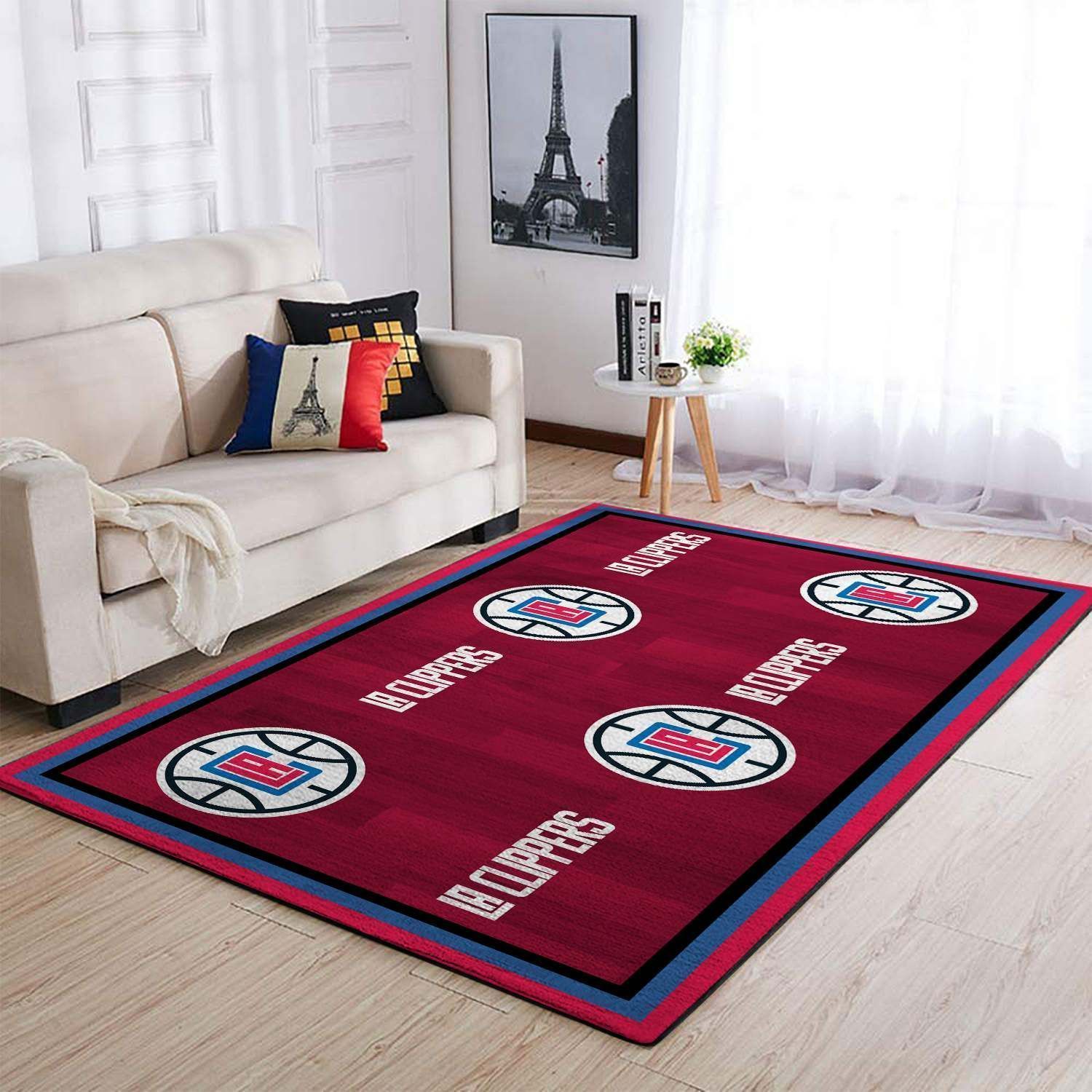 Amazon Los Angeles Clippers Living Room Area Rug