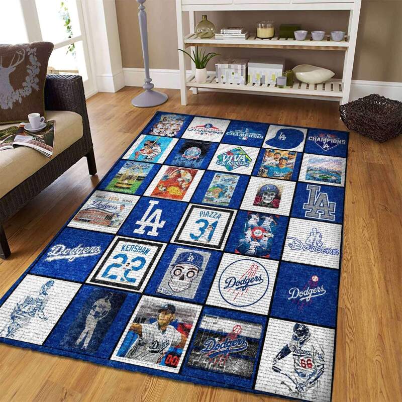 Amazon Los Angeles Dodgers Living Room Area Rug
