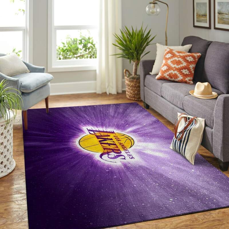Amazon Los Angeles Lakers Living Room Area Rug