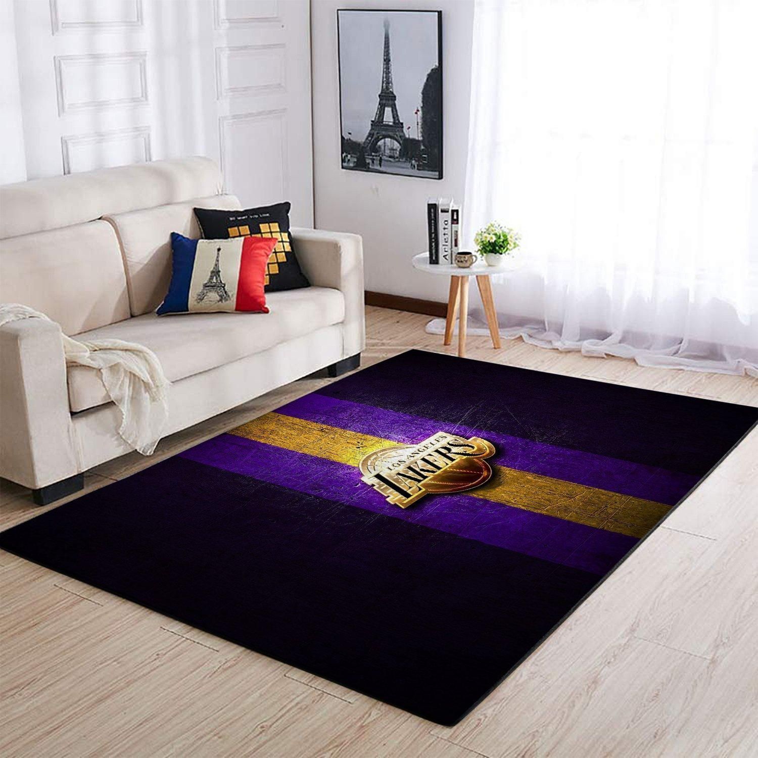 Amazon Los Angeles Lakers Living Room Area Rug 5 Amazon Los Angeles Lakers Living Room Area Rug