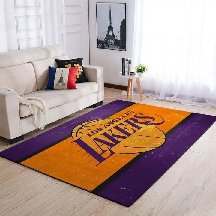 Amazon Los Angeles Lakers Living Room Area Rug