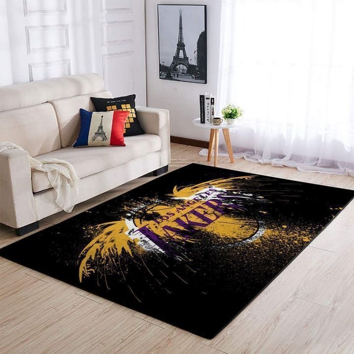 Amazon Los Angeles Lakers Living Room Area Rug