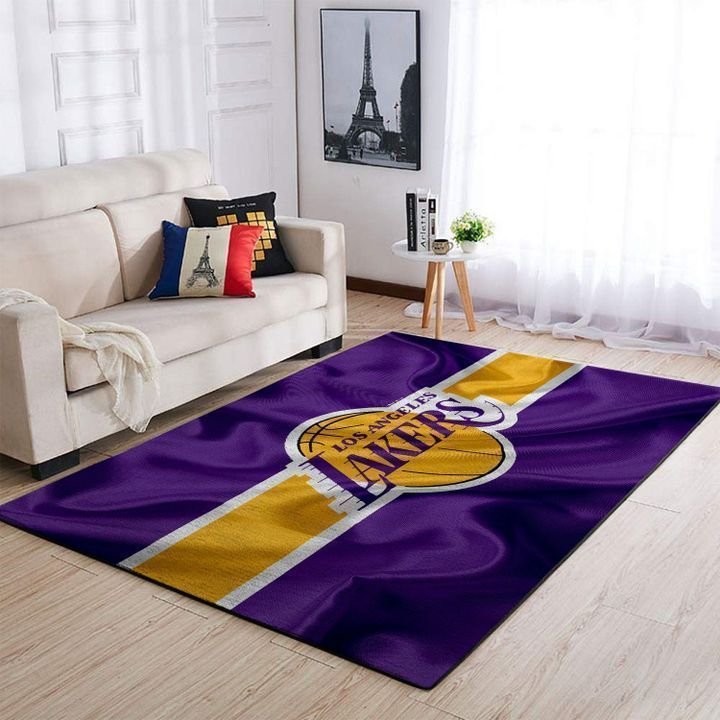 Amazon Los Angeles Lakers Living Room Area Rug