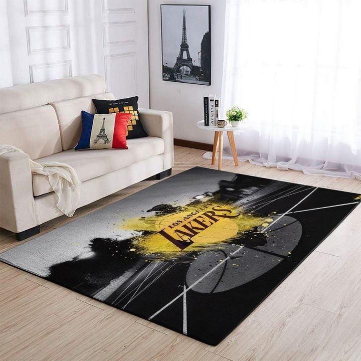 Amazon Los Angeles Lakers Living Room Area Rug