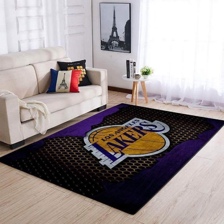 Amazon Los Angeles Lakers Living Room Area Rug