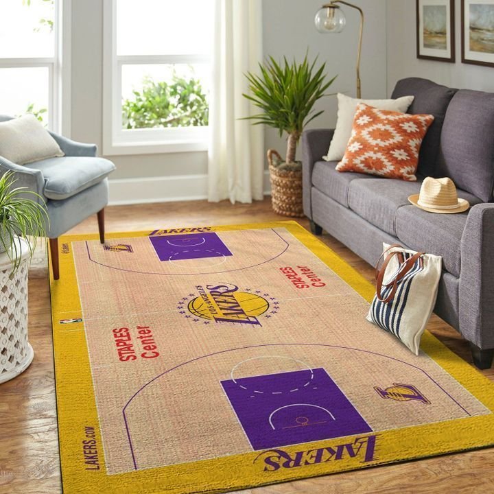 Amazon Los Angeles Lakers Living Room Area Rug 1 Amazon Los Angeles Lakers Living Room Area Rug