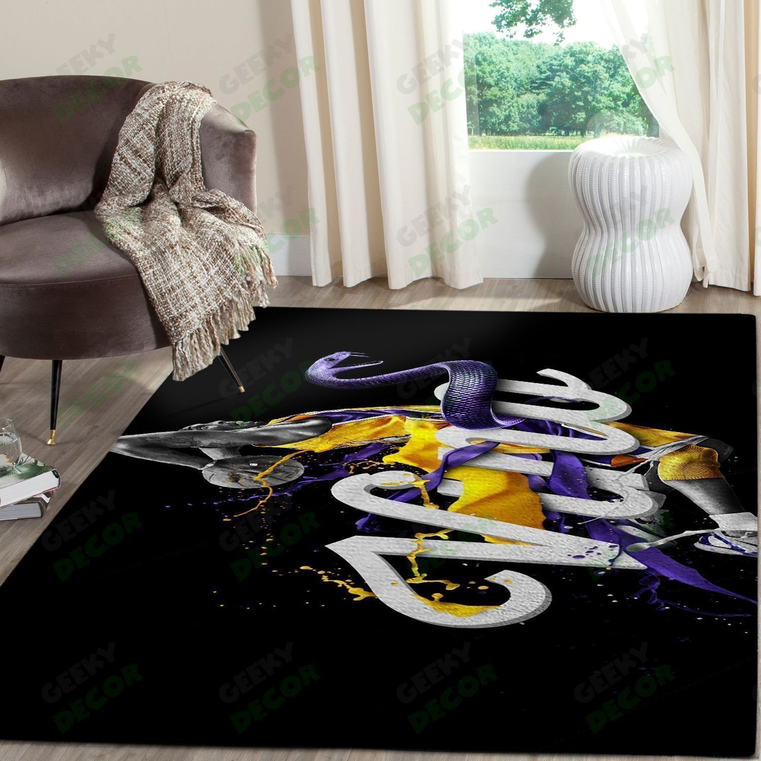 Amazon Los Angeles Lakers Living Room Area Rug 1 Amazon Los Angeles Lakers Living Room Area Rug