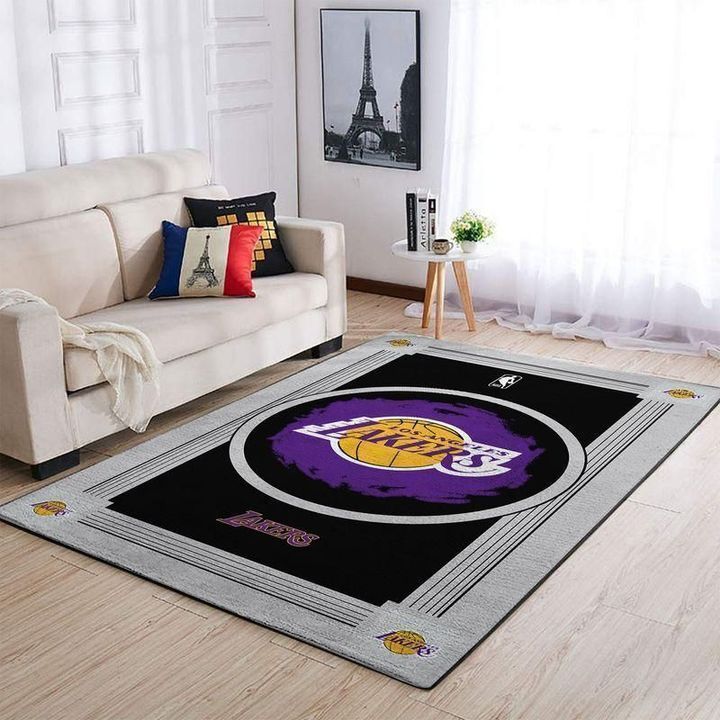 Amazon Los Angeles Lakers Living Room Area Rug
