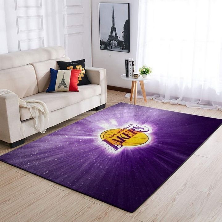 Amazon Los Angeles Lakers Living Room Area Rug