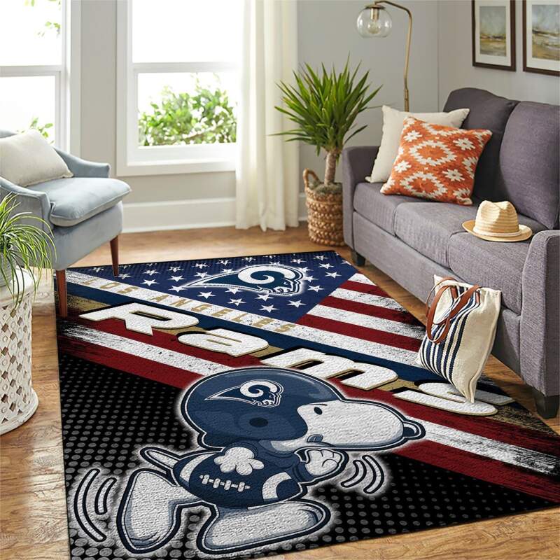 Amazon Los Angeles Rams Living Room Area Rug