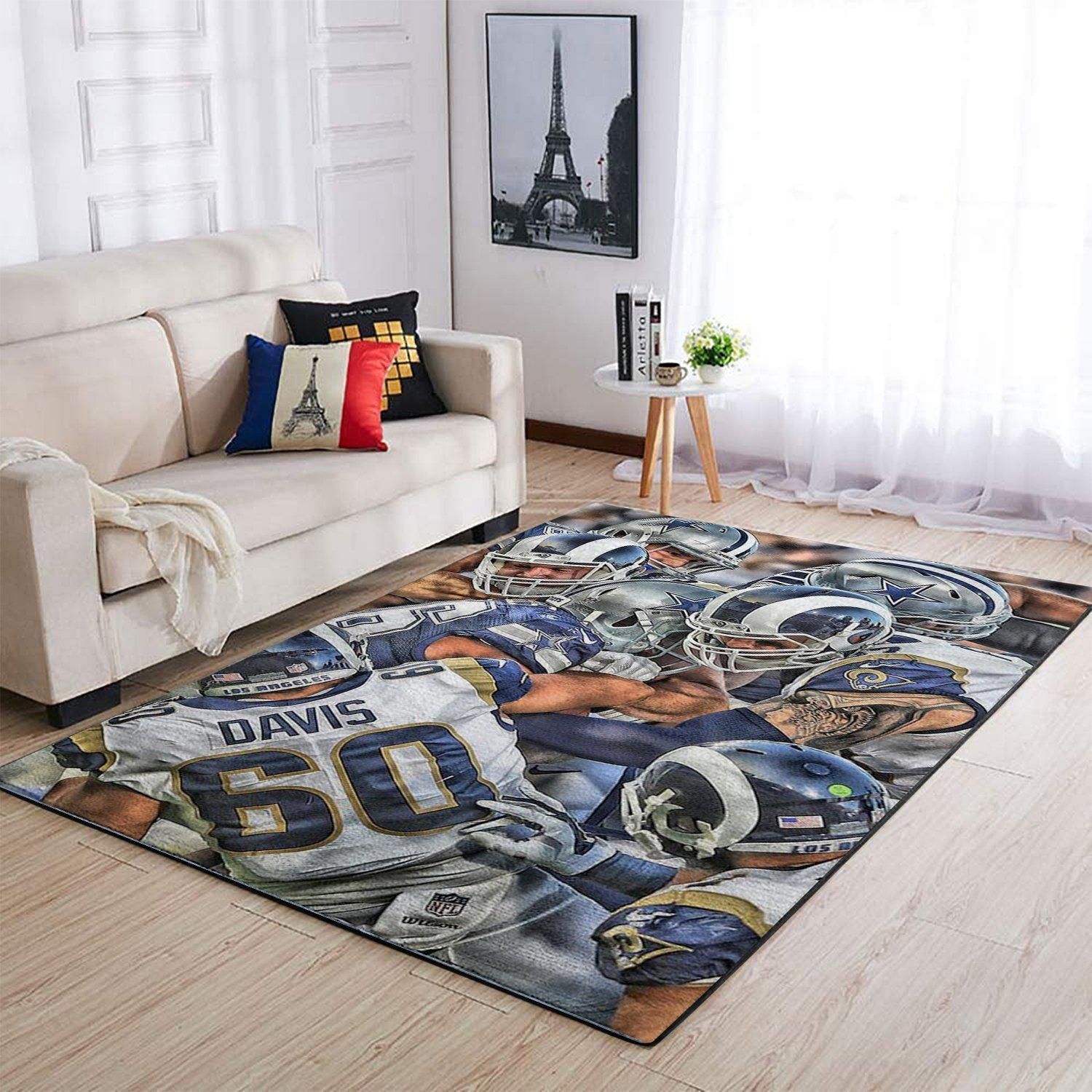 Amazon Los Angeles Rams Living Room Area Rug